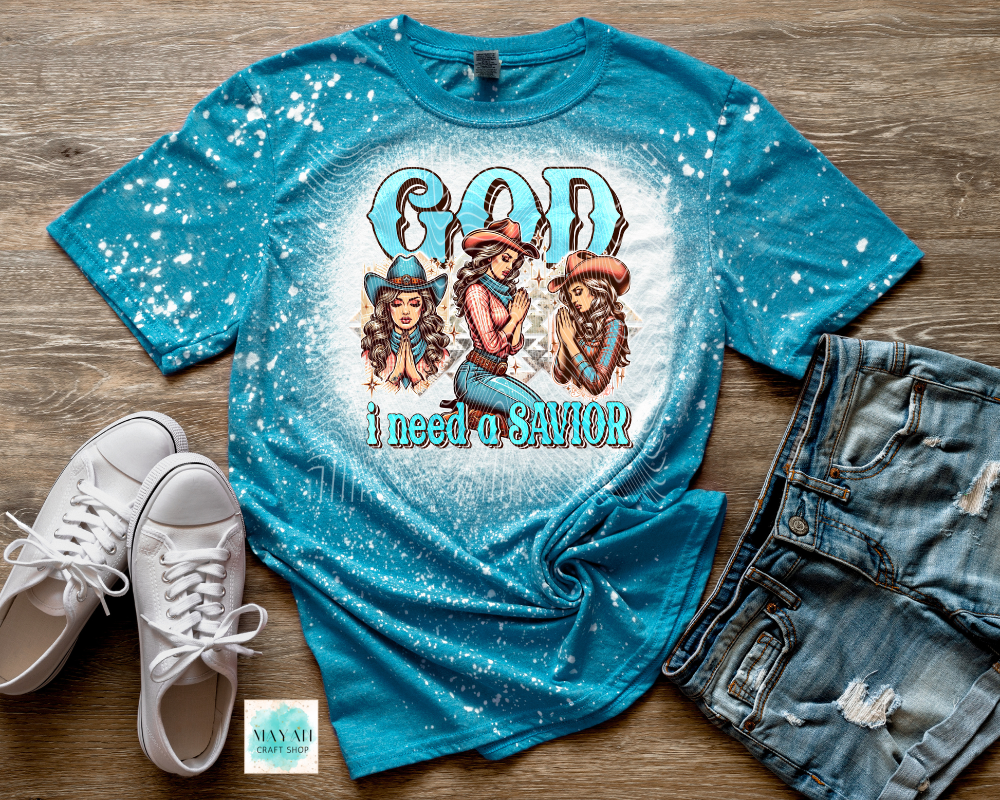 I need a savior bleached shirt.