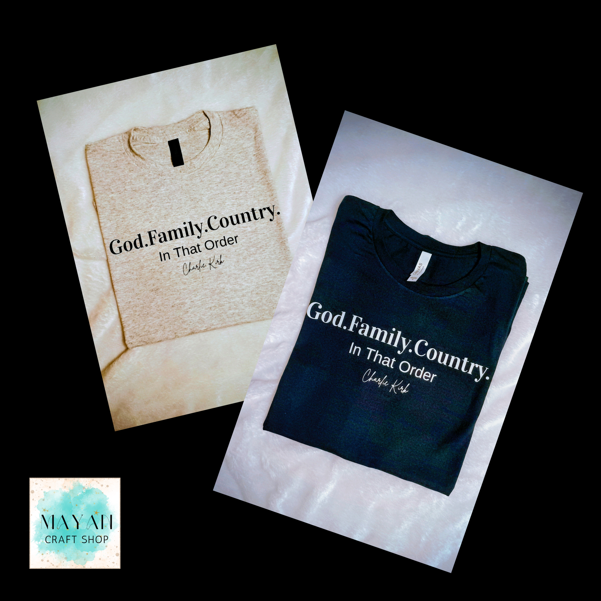 God Family Country Shirt - Mayan Craft Shop