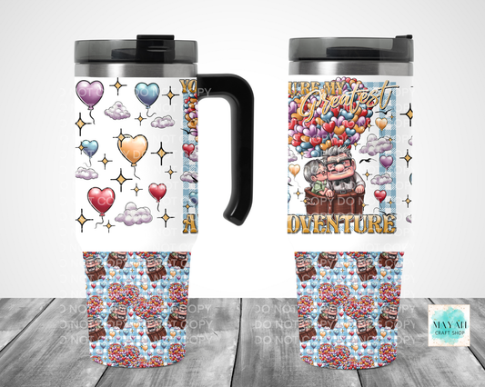 greatest adventure 40 oz tumbler.
