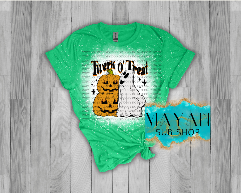 Twerk O' Treat Bleached Shirt - Mayan Sub Shop