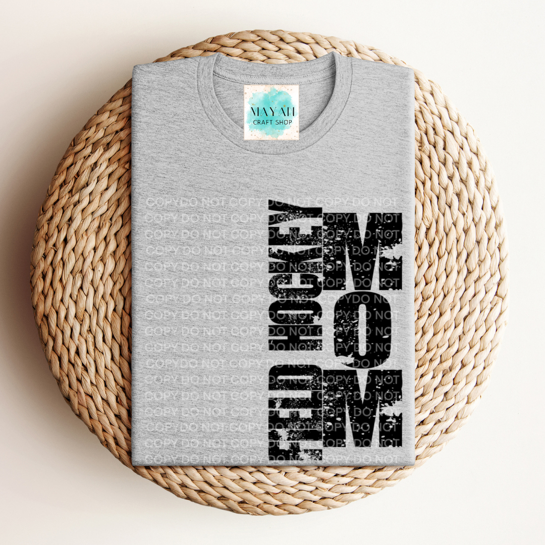 Field hockey mom heather grey shirt. -Mayan Craft Shop