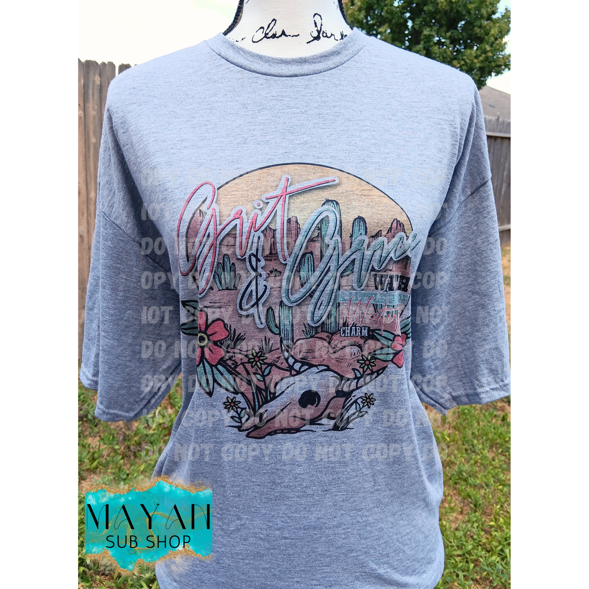 Grit And Grace Western Shirt - Mayan Sub Shop