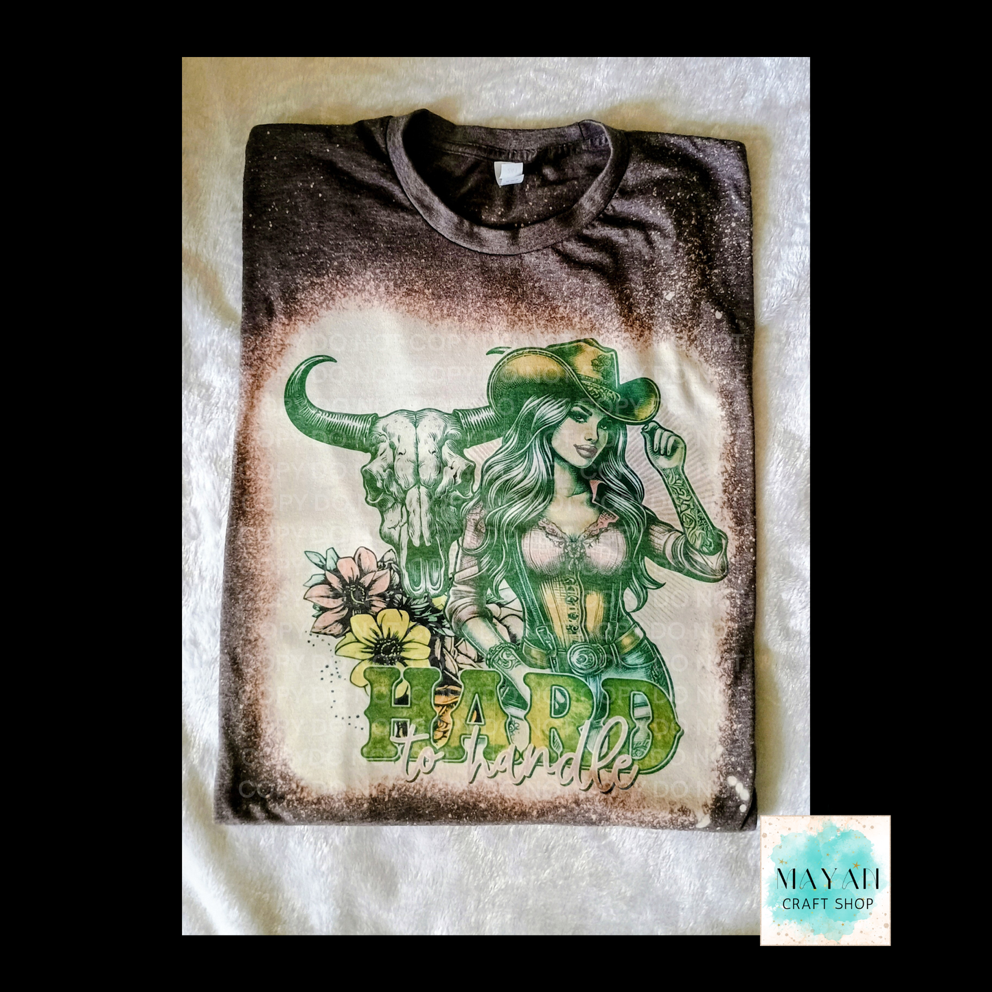 Hard To Handle Bleached Shirt