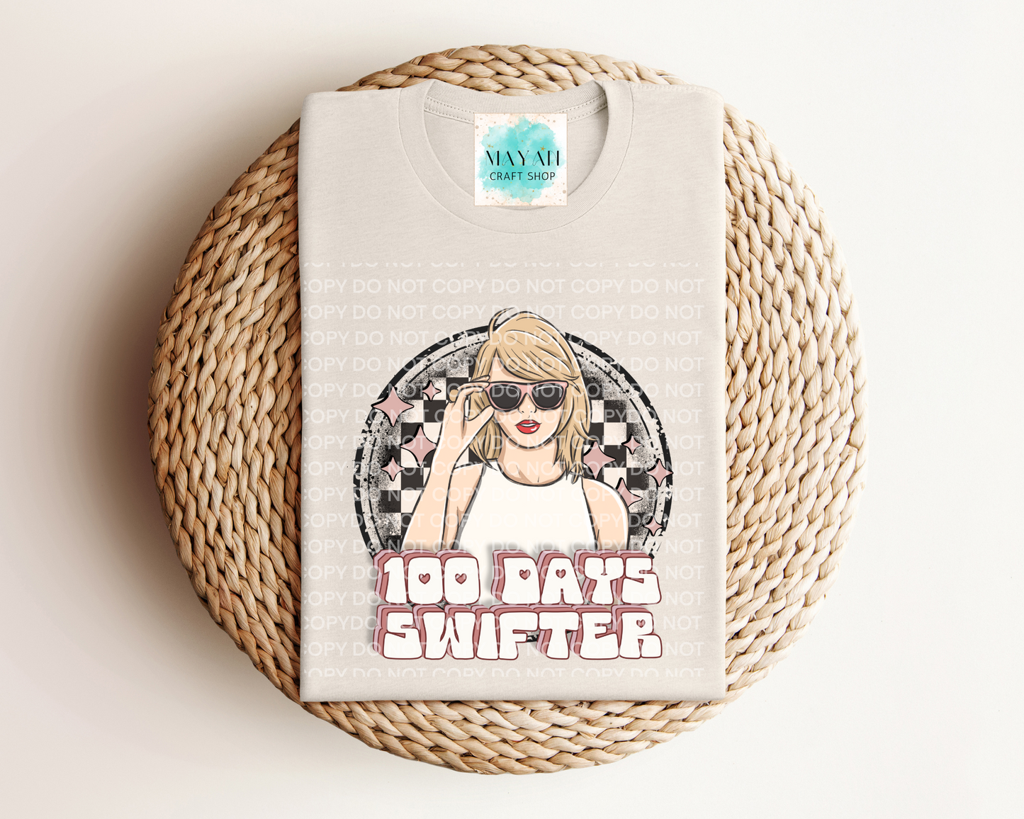 100 days swifter kids heather dust shirt. -Mayan Craft Shop