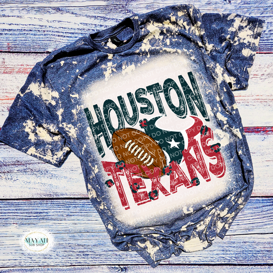 Houston Football Bleached Tee