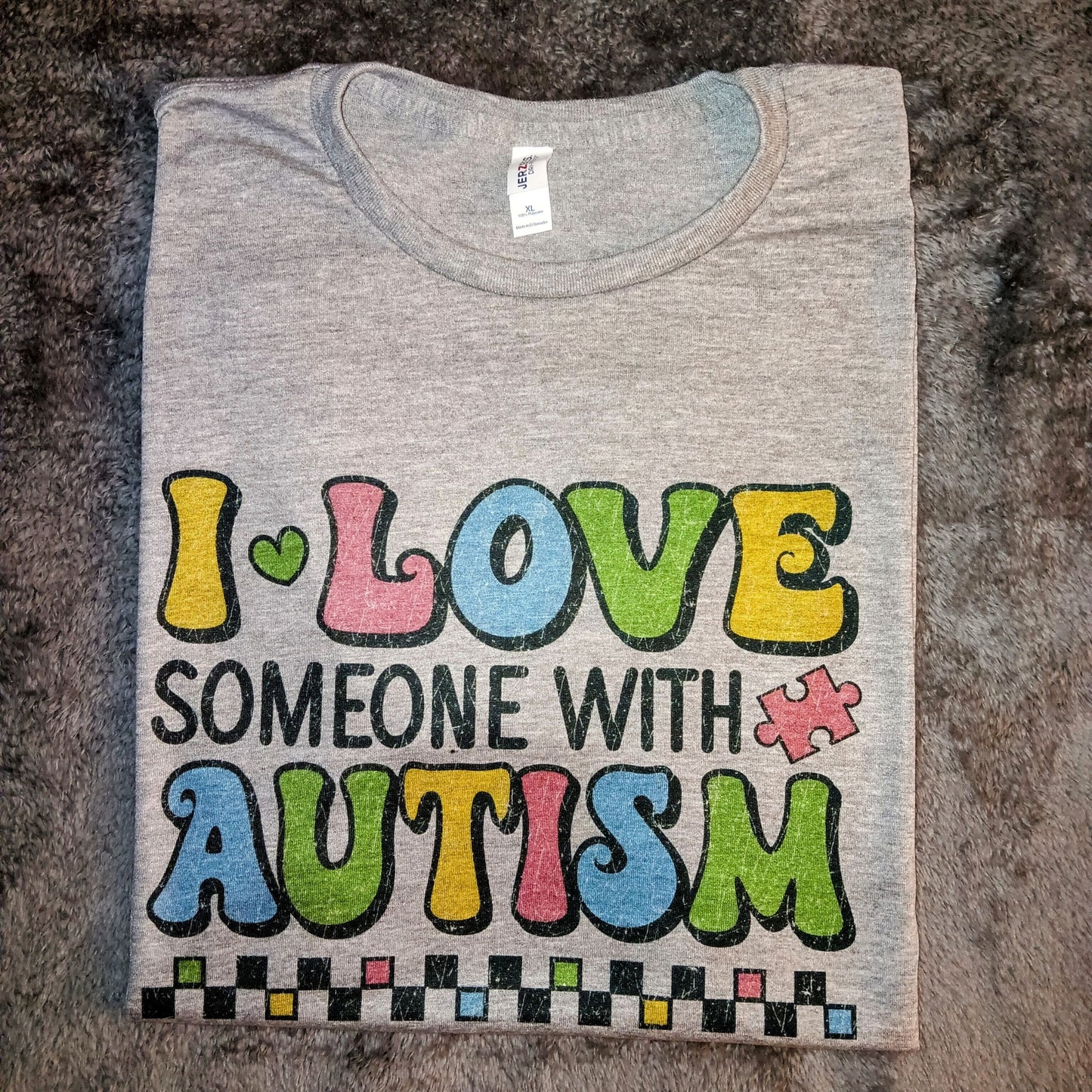 I Love Someone With Autism Shirt