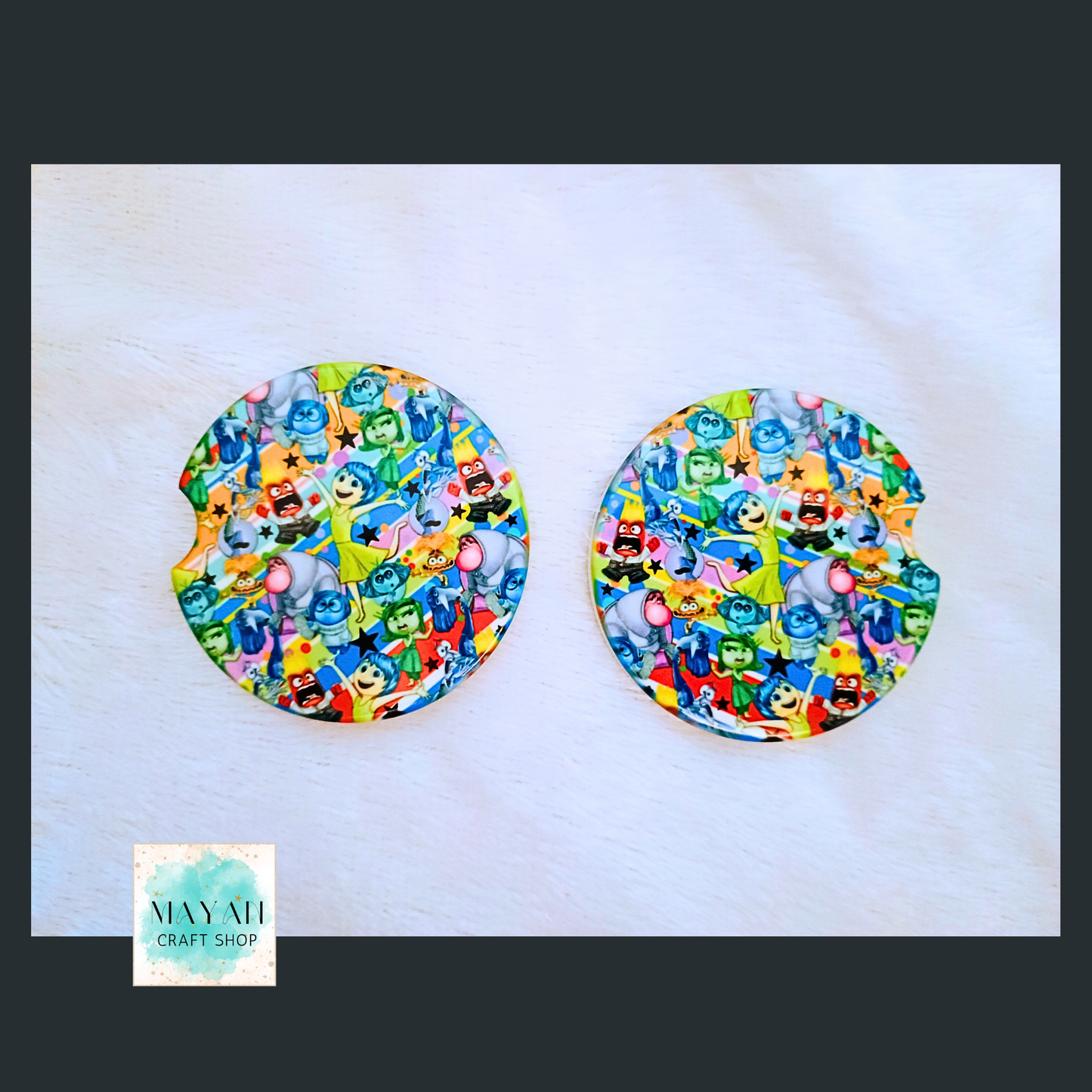 In My Emotions Car Coasters - Mayan Craft Shop