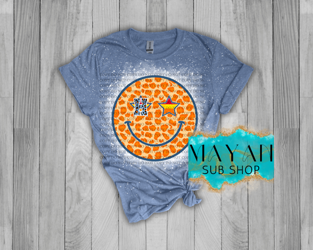 Astros Smiles Bleached Shirt - Mayan Sub Shop