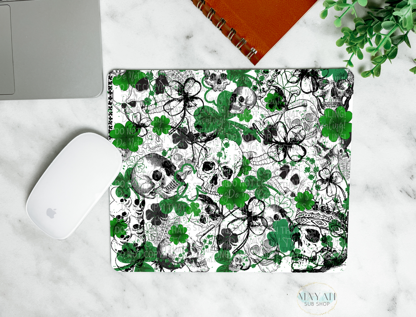 Irish skellies mouse pad. -Mayan Sub Shop