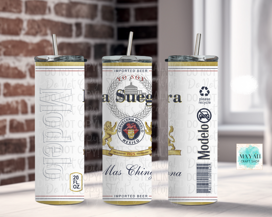 La suegra tumbler. -Mayan Craft Shop