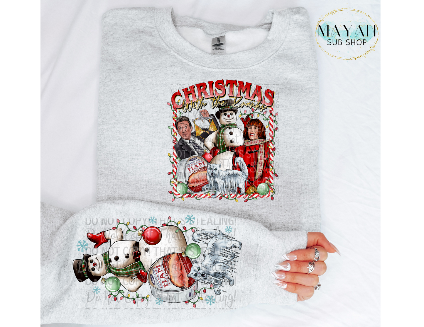 Christmas Neighborhood Party Sweatshirt - Mayan Sub Shop