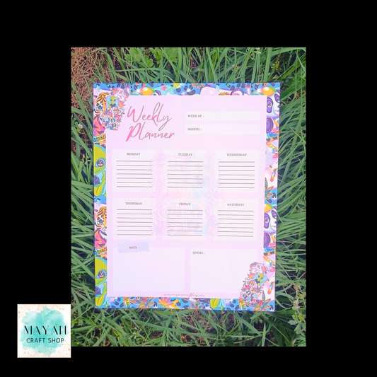 Lisa Dank Weekly Planner - Mayan Craft Shop