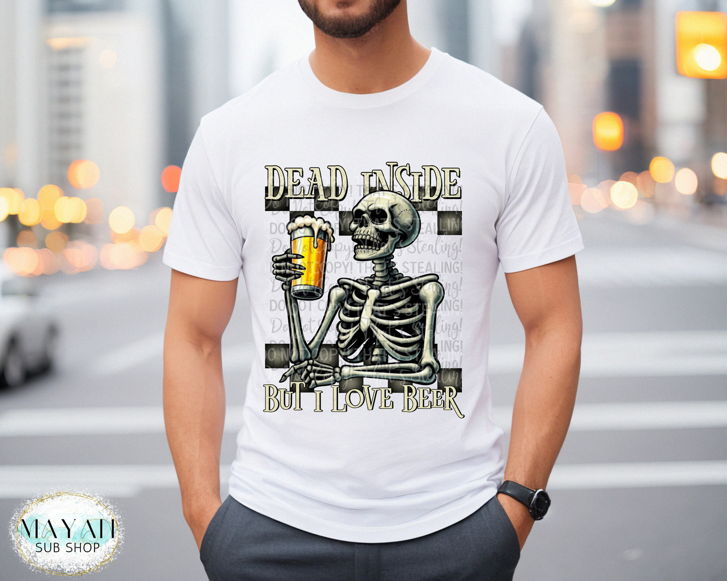 Love beer shirt. -Mayan Sub Shop