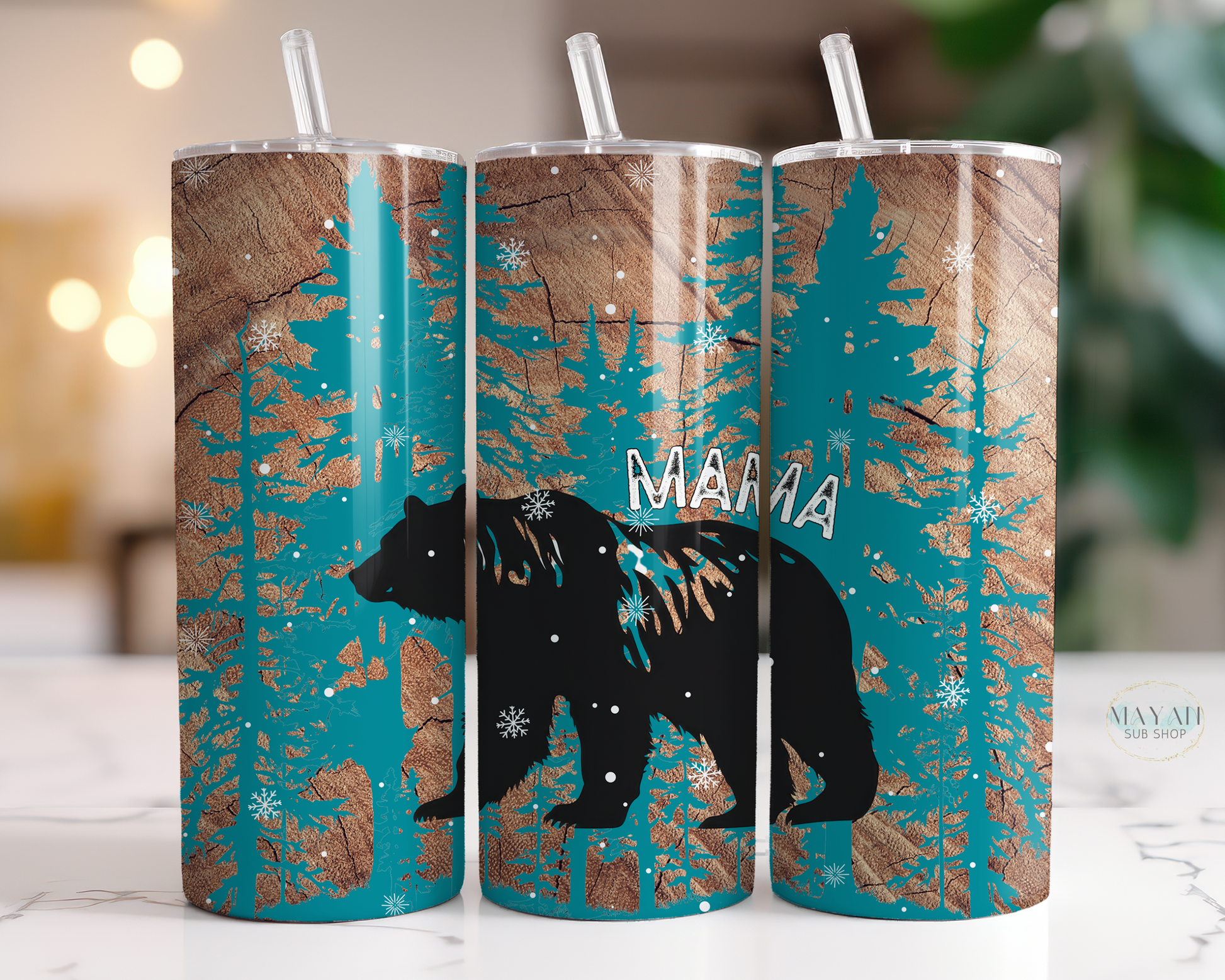 Mama bear tumbler. -Mayan Sub Shop