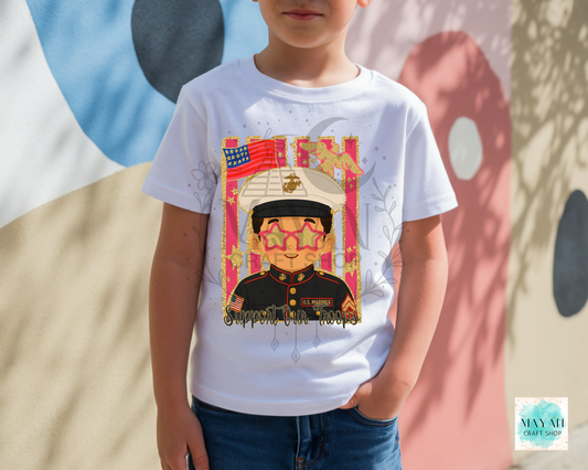 Support our troops kids shirt. -Mayan Craft Shop