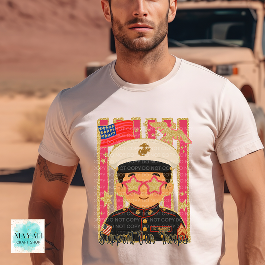 Support our troops shirt.