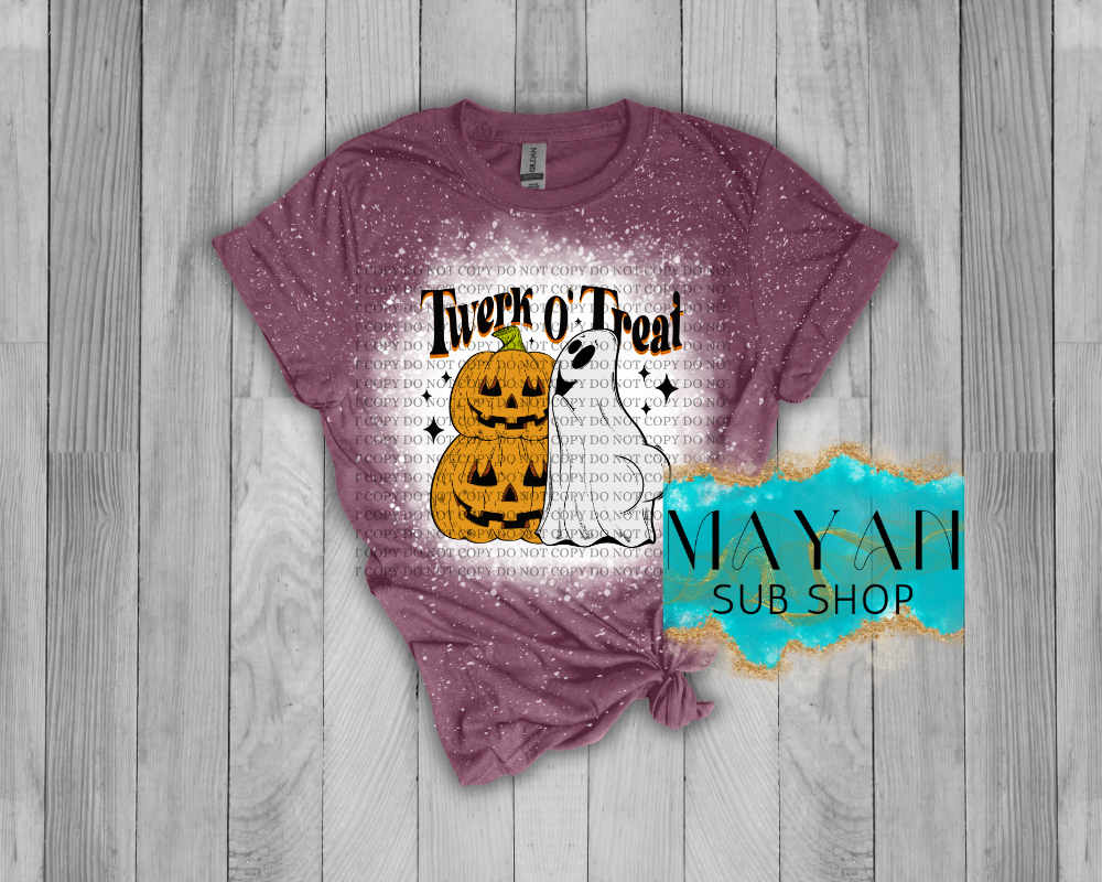 Twerk O' Treat Bleached Shirt - Mayan Sub Shop