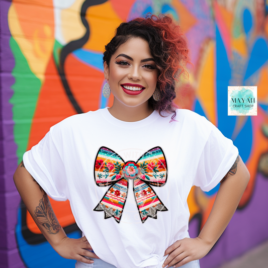 Mexican floral coquette shirt. -Mayan Craft Shop