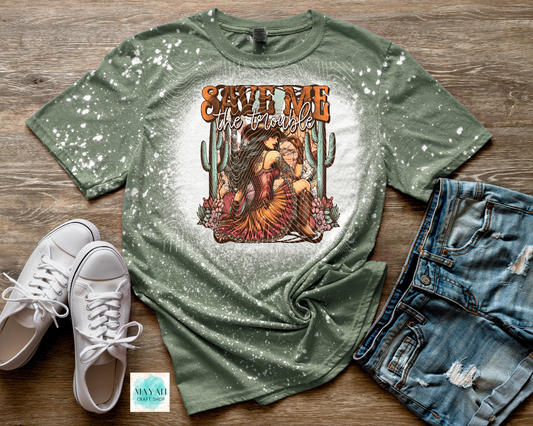 Save me the trouble bleached shirt.