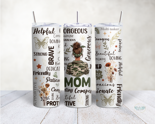 Mom Camouflage Tumbler - Mayan Sub Shop