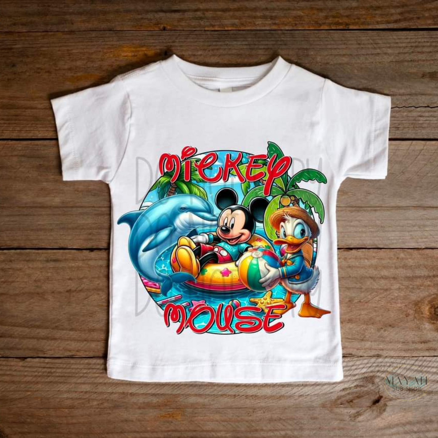 Mouse summer kids shirt. -Mayan Sub Shop