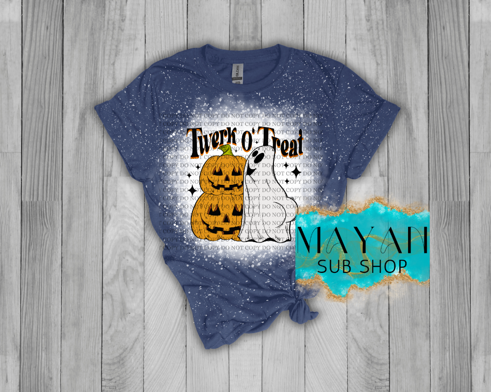 Twerk O' Treat Bleached Shirt - Mayan Sub Shop