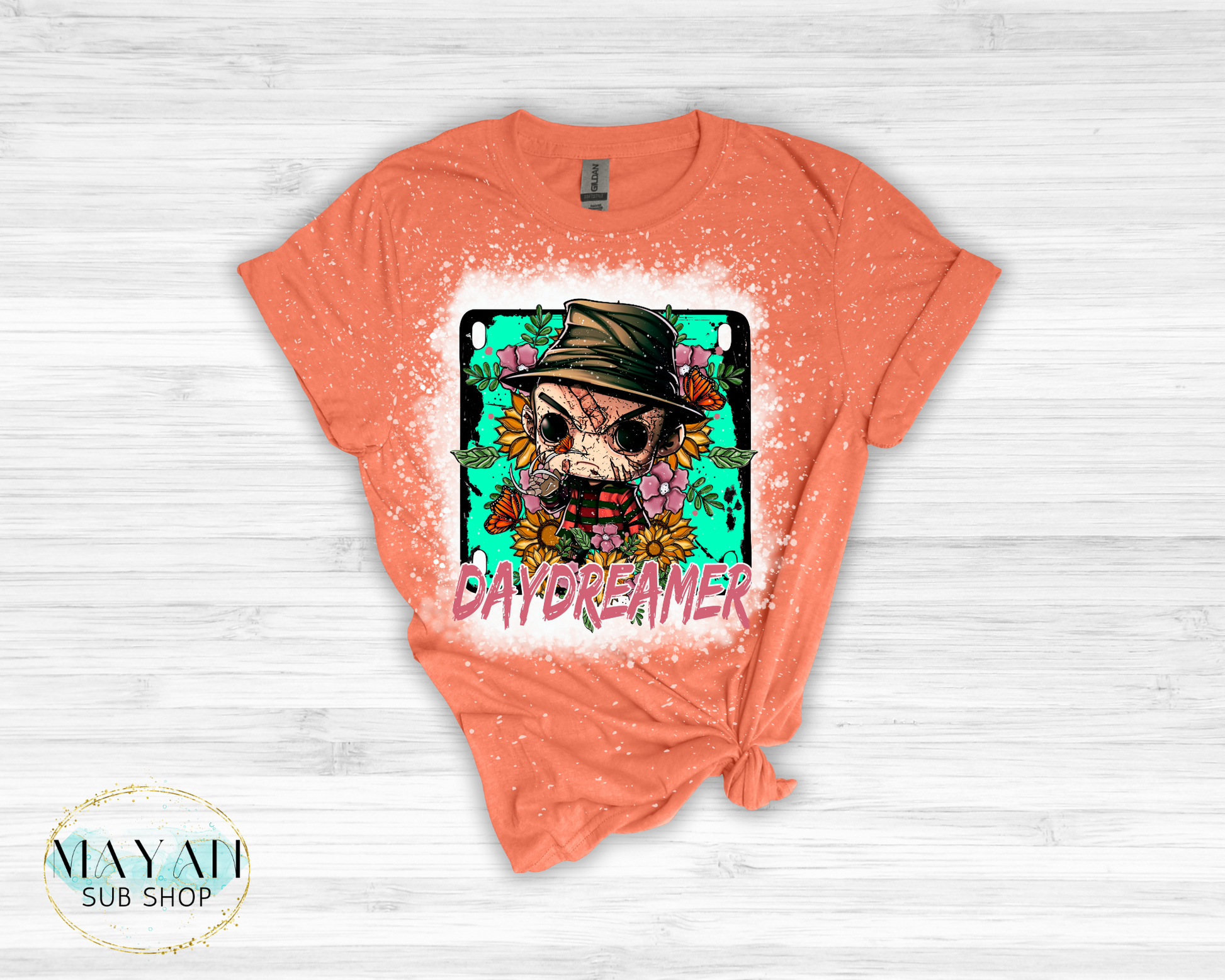 Daydreamer Bleached Shirt - Mayan Sub Shop