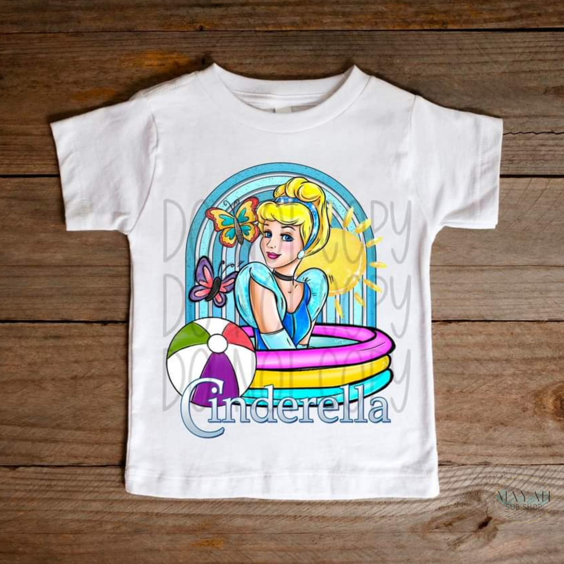 Princess summer kids shirt. -Mayan Sub Shop