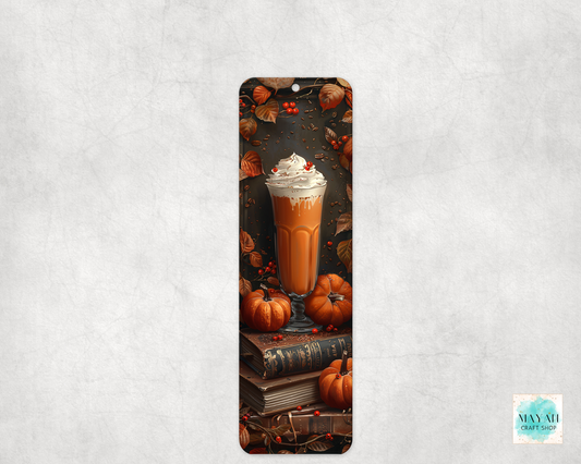 Pumpkin Latte Books Bookmark
