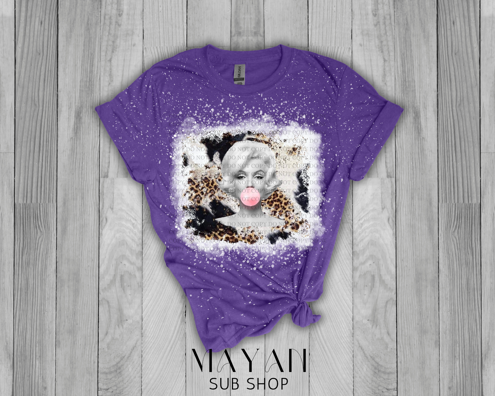 Vintage Marilyn Monroe Bleached Shirt - Mayan Sub Shop