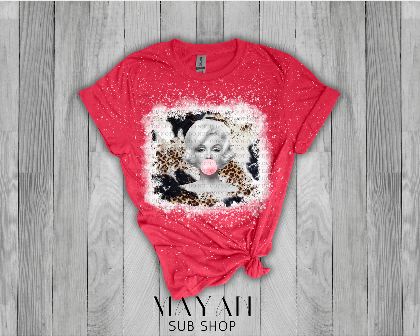 Vintage Marilyn Monroe Bleached Shirt - Mayan Sub Shop