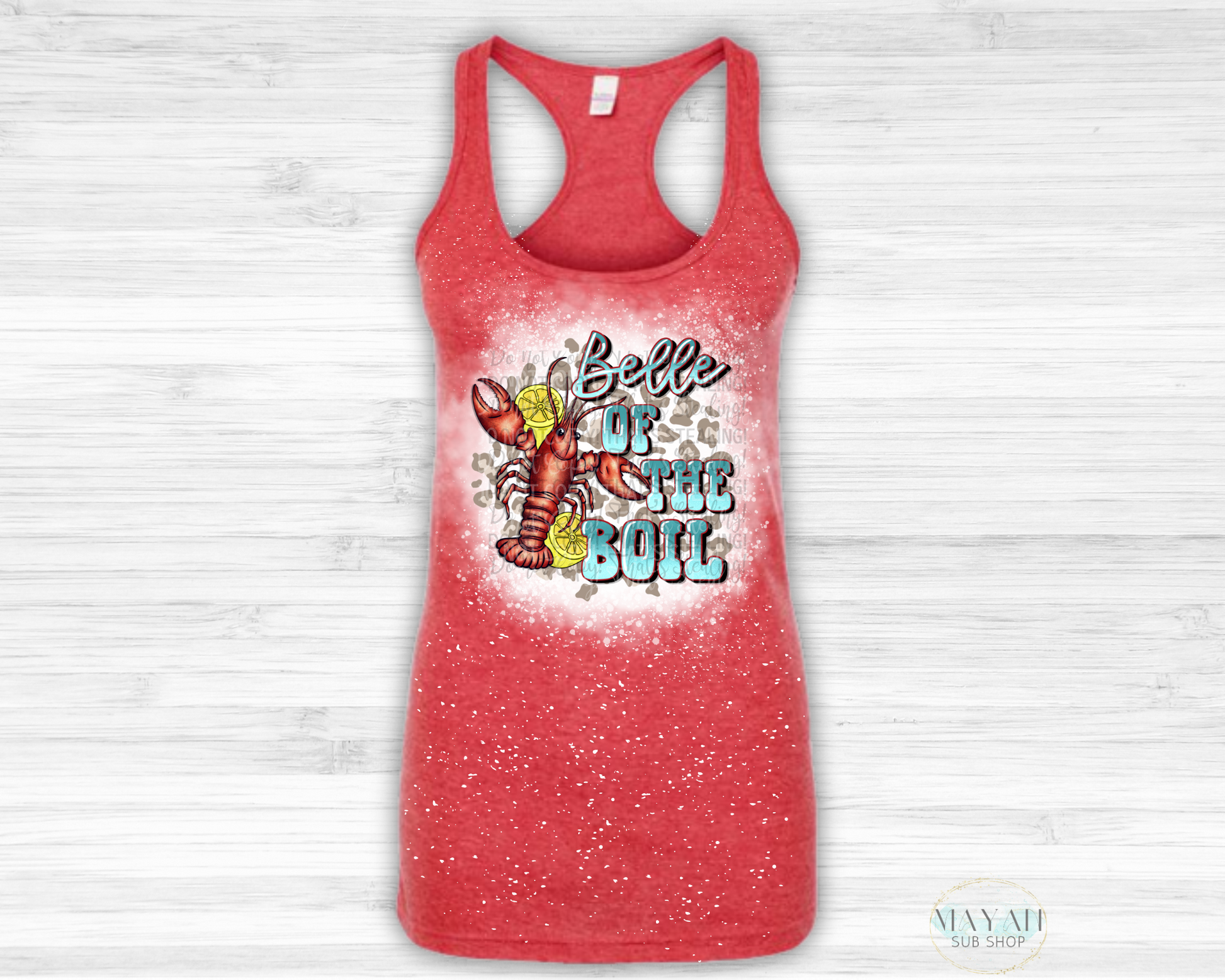 Belle of the Boil Racerback Tank - Mayan Sub Shop