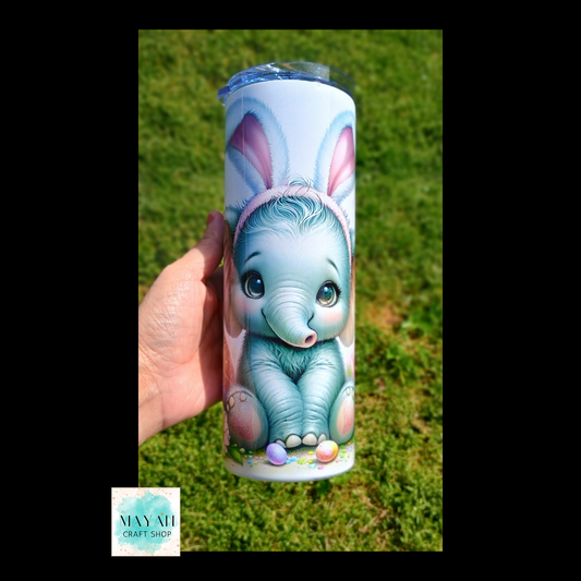 Easter Elephant Tumbler - Mayan Craft Shop