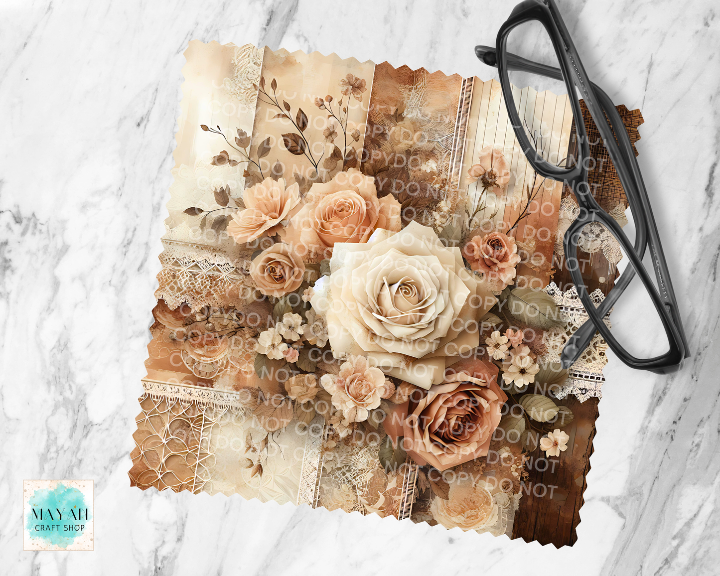 roses lace lens cloth cleaner.