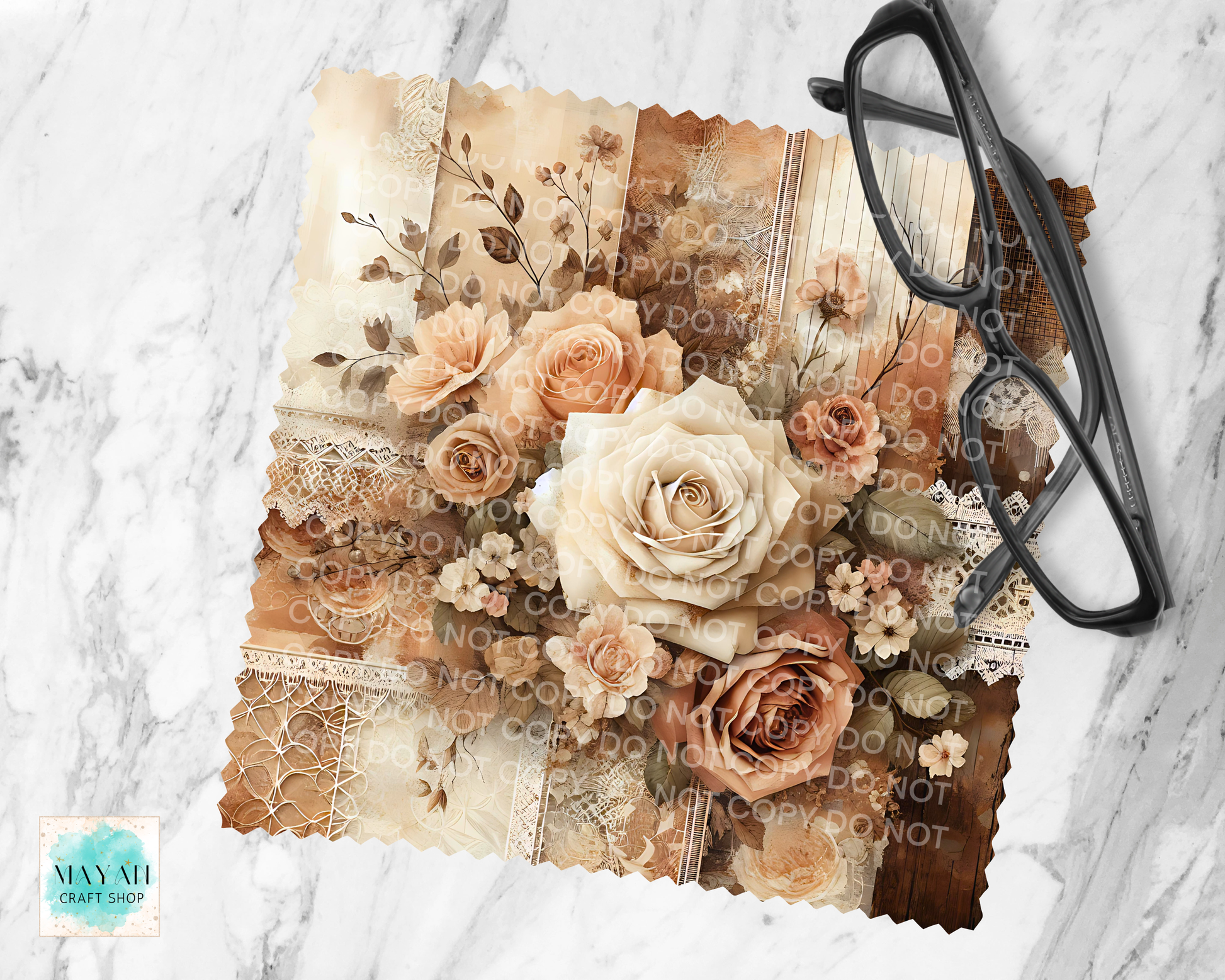 roses lace lens cloth cleaner.