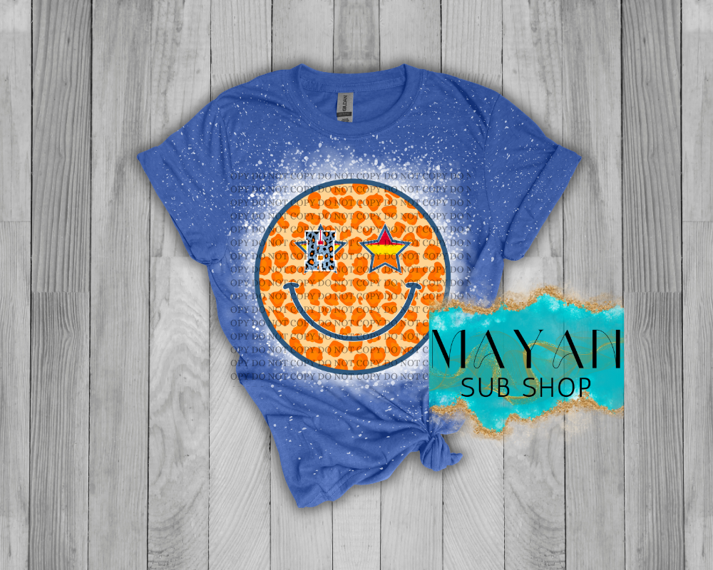 Astros Smiles Bleached Shirt - Mayan Sub Shop