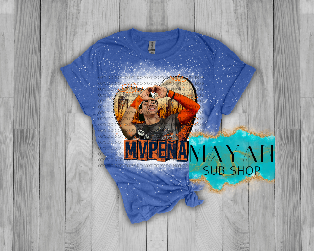 MVPena Bleached Shirt - Mayan Sub Shop