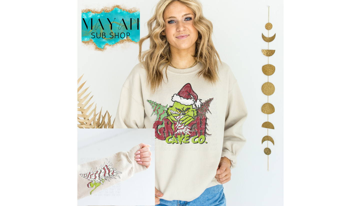 Christmas Cake Co. Sweatshirt - Mayan Sub Shop