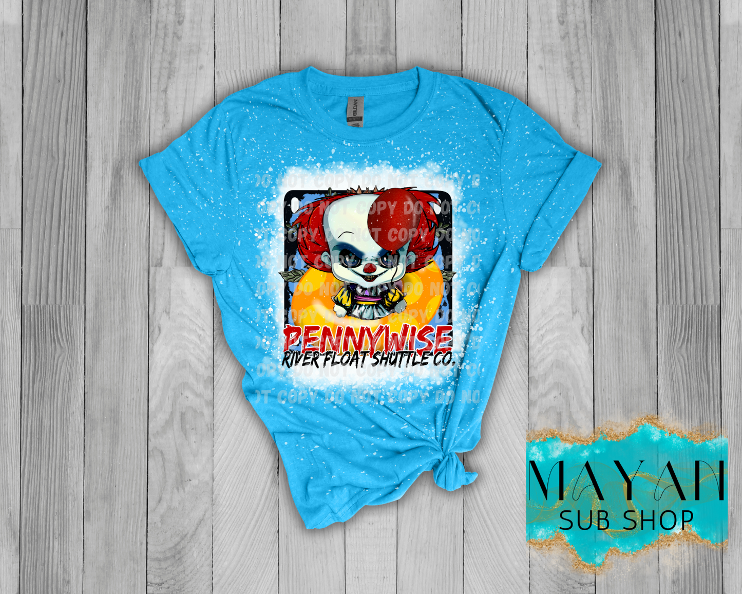 River Float Shuttle Bleached Shirt - Mayan Sub Shop