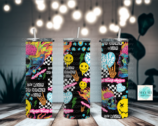 Self love club tumbler. -Mayan Craft Shop