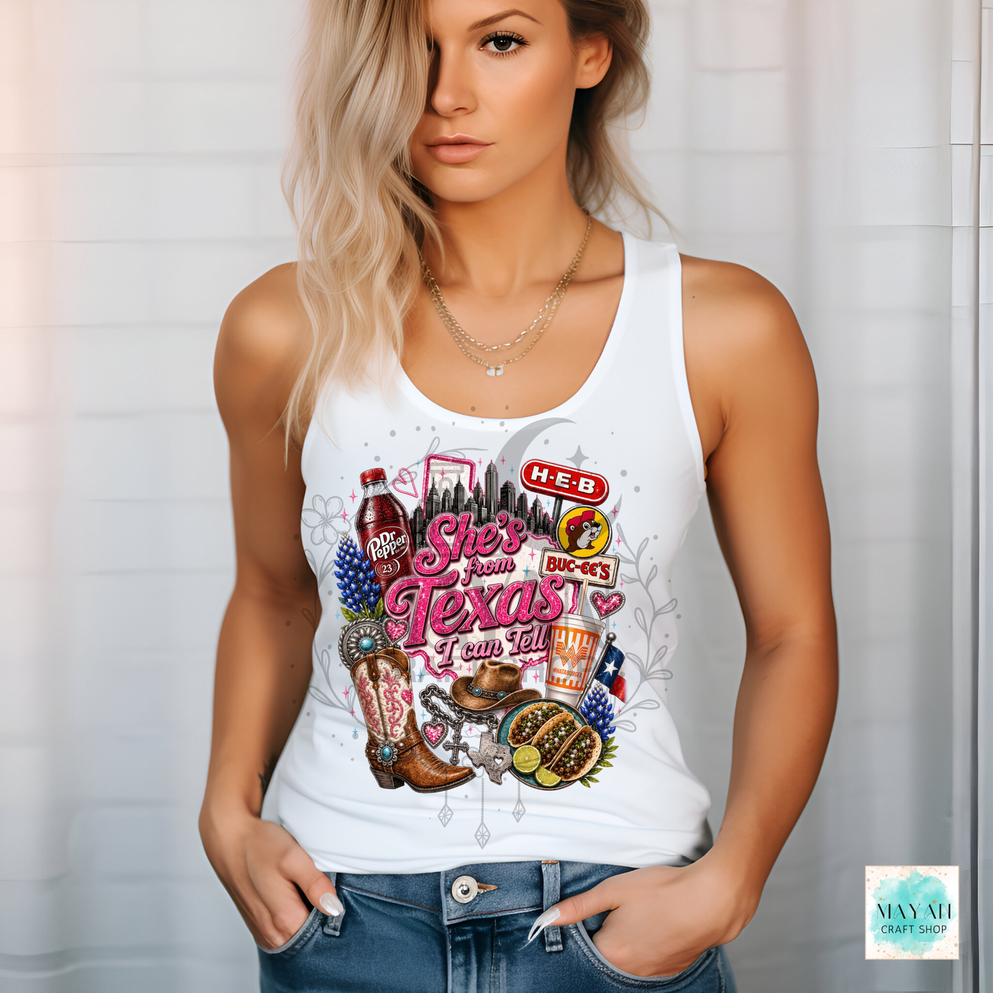 She's From Texas Tank Top