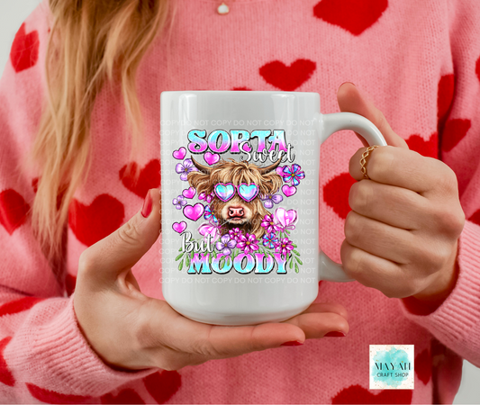 Sorta sweet coffee mug. -Mayan Craft Shop