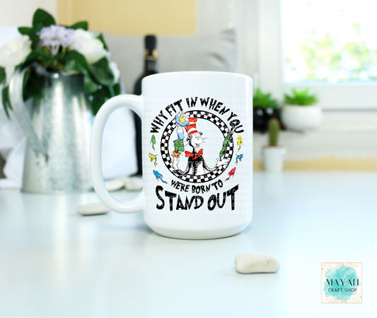 Stand out coffee mug. -Mayan Craft Shop