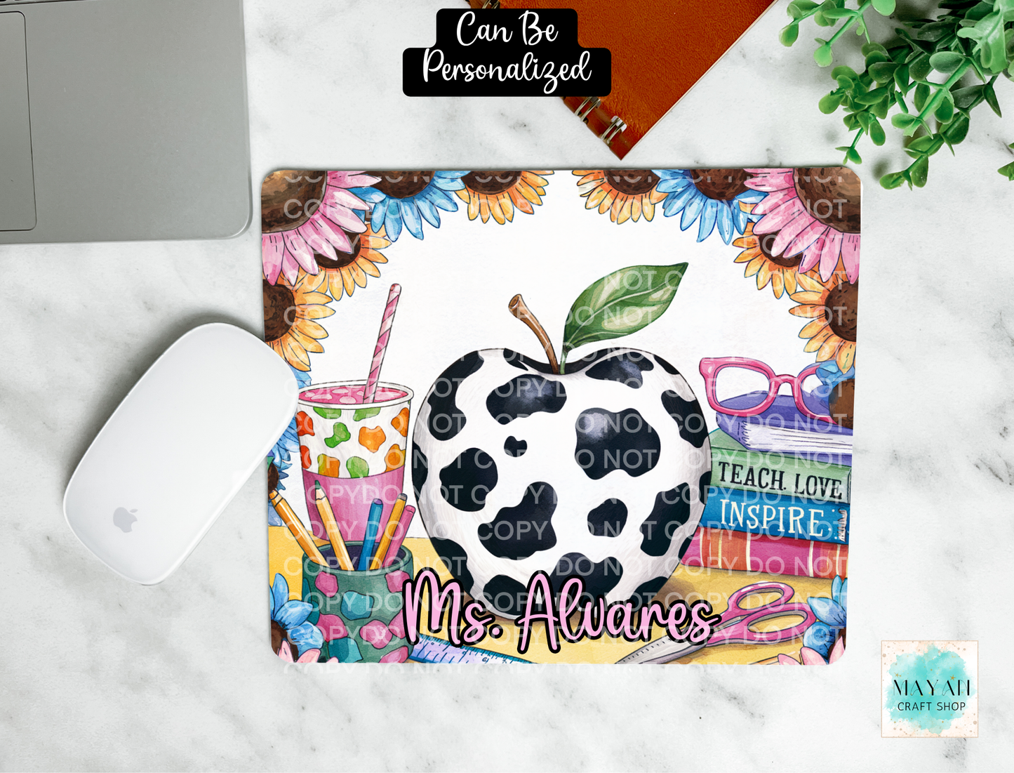 Teach Love Inspire Mouse Pad