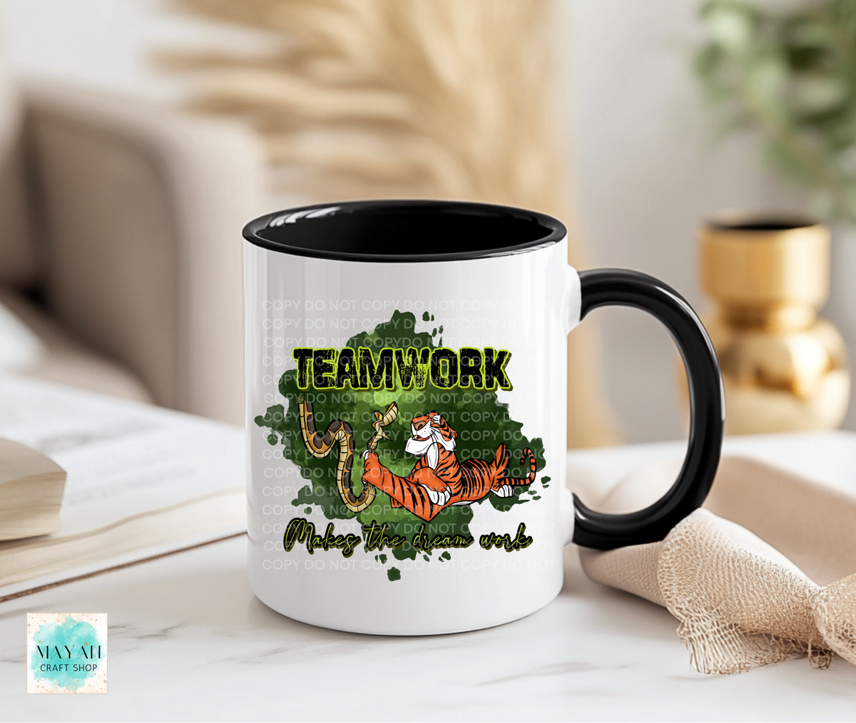Teamap Mug Teamwork Mug | Mayan Craft Shop