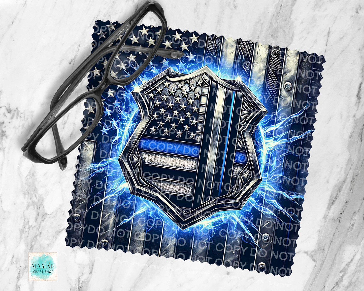 thin blue line lens cloth cleaner.