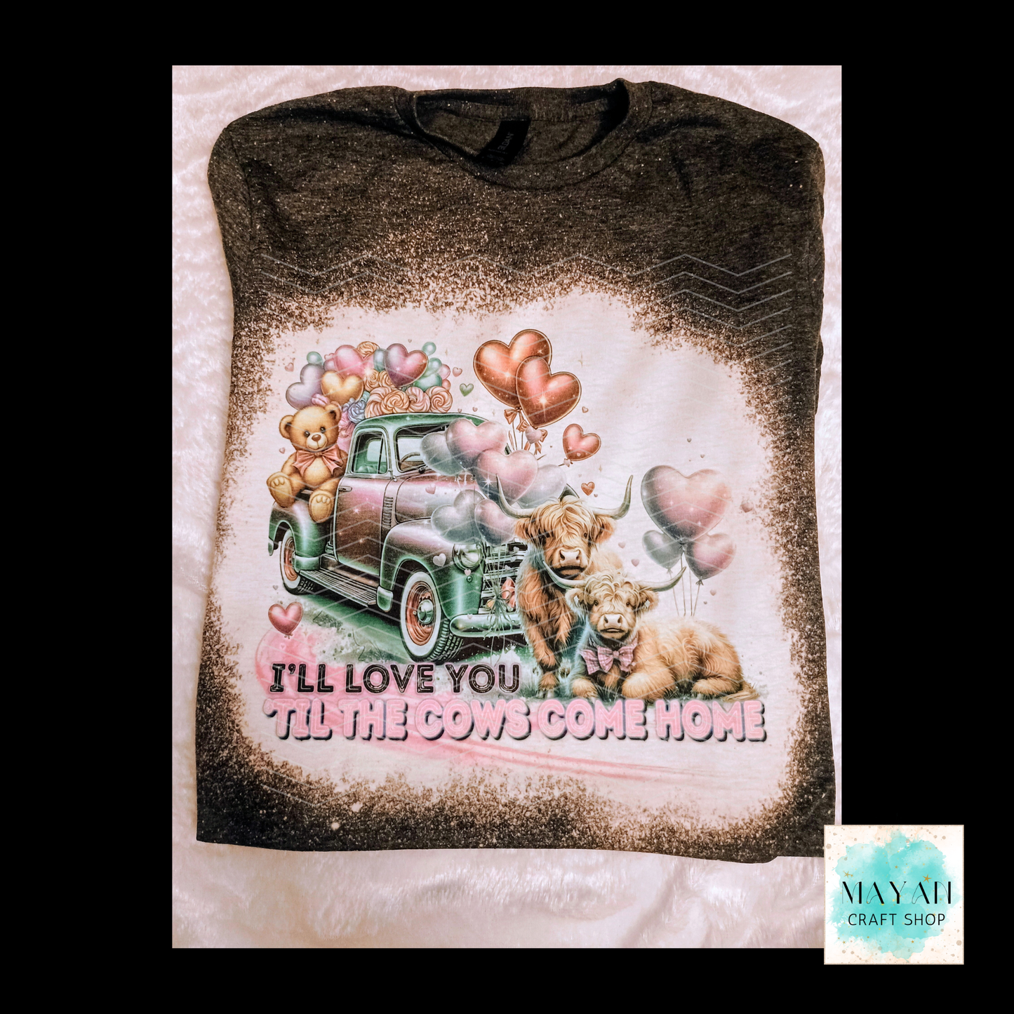 Til The Cows Come Home Bleached Shirt