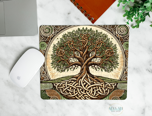 Tree of life mouse pad. -Mayan Sub Shop