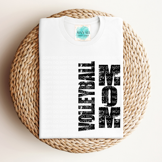 Volleyball mom white shirt. -Mayan Craft Shop