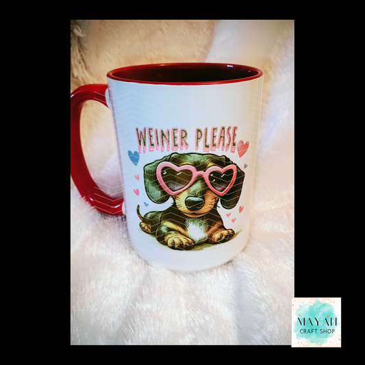 Weiner Please Mug
